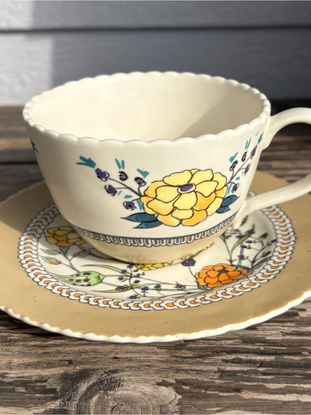 Betül Tunc for Anthropologie Teacup & Saucer.